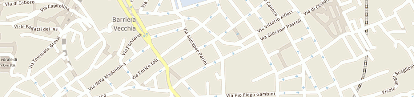 Mappa della impresa centro pedagogico del friuli venezia giulia a TRIESTE