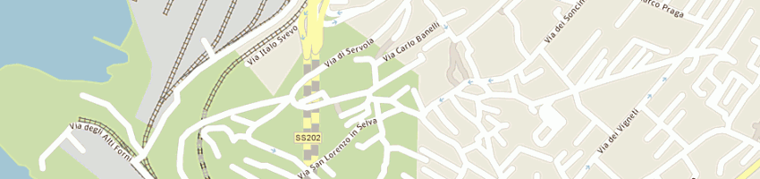 Mappa della impresa spaghetti house da cinzia e pupo a TRIESTE