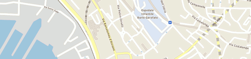 Mappa della impresa bar ponziana di bersan gabriella a TRIESTE
