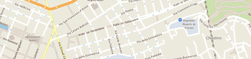 Mappa della impresa ristorante tokyo a TRIESTE