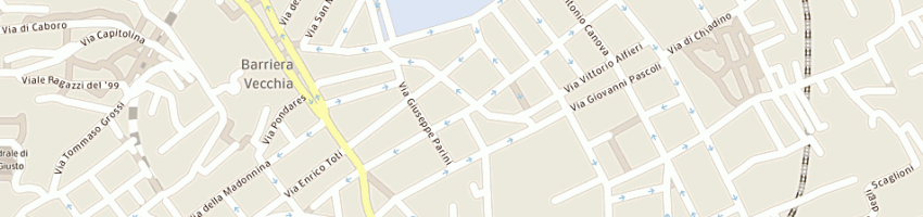 Mappa della impresa roma ernesto pitturazioni snc a TRIESTE