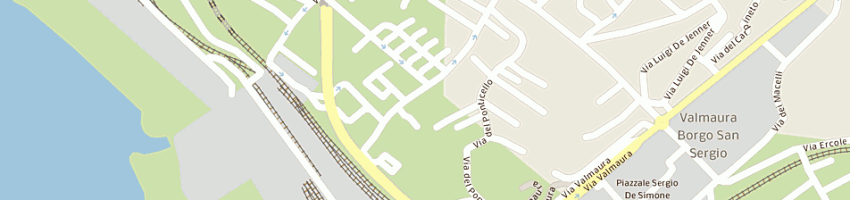 Mappa della impresa bacer giorgio a TRIESTE