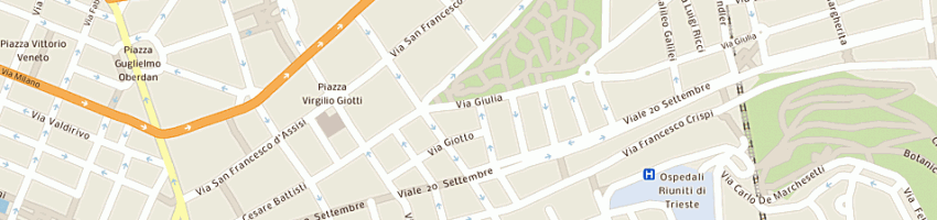 Mappa della impresa maizen impianti a TRIESTE