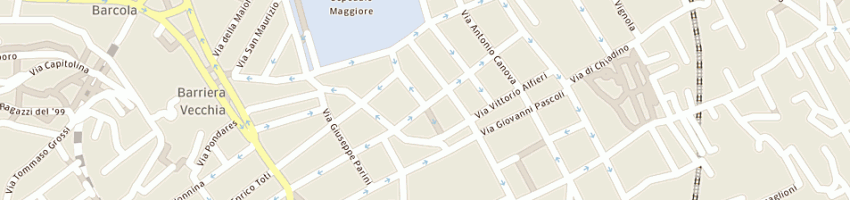 Mappa della impresa ar impianti di zucchiatti renato a TRIESTE