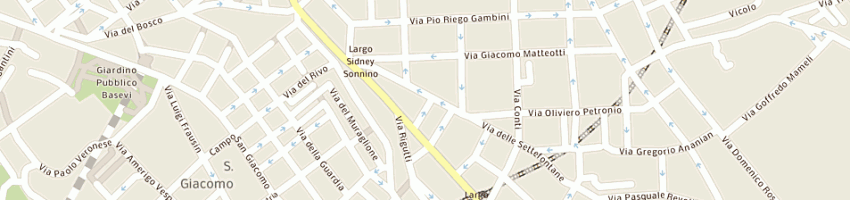 Mappa della impresa giocagio' a TRIESTE