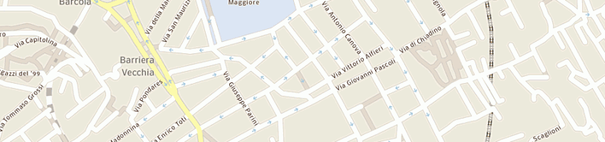 Mappa della impresa agraria ester di knez giuseppe a TRIESTE