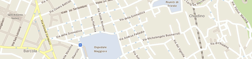 Mappa della impresa sangri - la' a TRIESTE