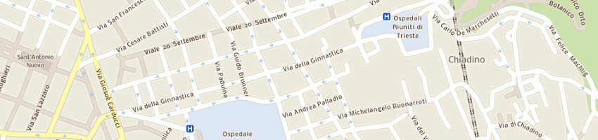 Mappa della impresa pulisecco nevia a TRIESTE
