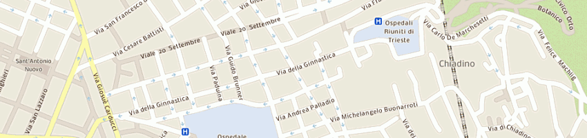 Mappa della impresa tuono motori snc di tronu luca e c a TRIESTE