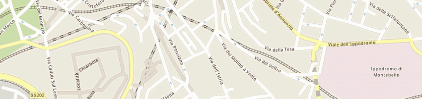 Mappa della impresa zanatta ernesta e viti cinzia e viti alessandra e viti andrea - snc a TRIESTE