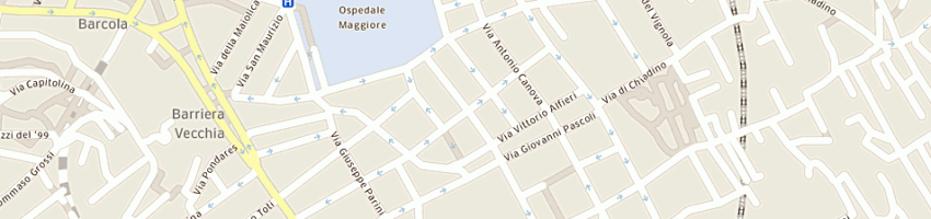 Mappa della impresa sata snc a TRIESTE