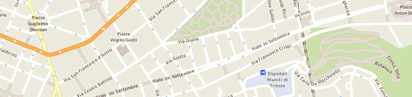Mappa della impresa circolo fotografico triestino a TRIESTE