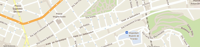 Mappa della impresa zolliaimpianti srl a TRIESTE