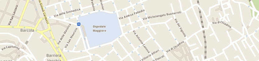 Mappa della impresa salone tiziana a TRIESTE