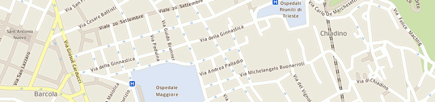 Mappa della impresa cassara' agostino a TRIESTE