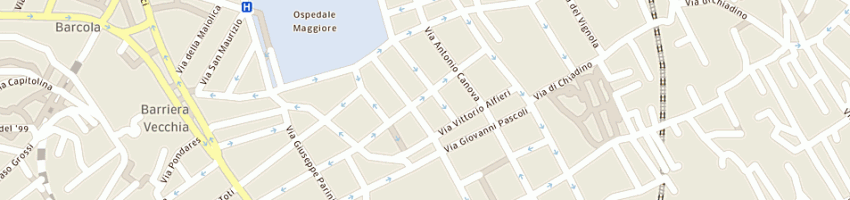 Mappa della impresa pinex srl a TRIESTE
