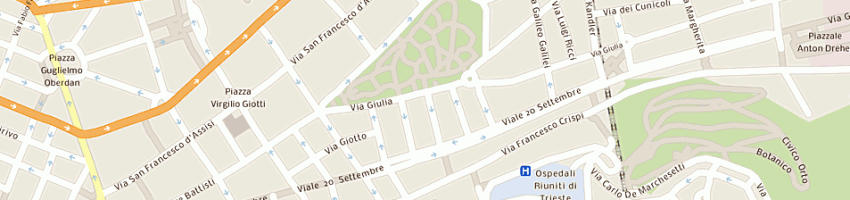 Mappa della impresa cartoleria giocattoli pavesi di mario pavesi a TRIESTE