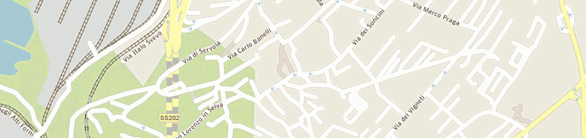 Mappa della impresa poste italiane spa - filiale di trieste - uffici postali a TRIESTE