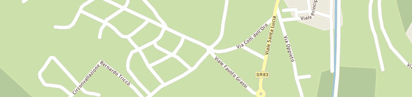 Mappa della impresa pensione ristorante al castello a PESCASSEROLI