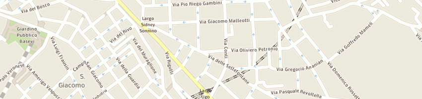 Mappa della impresa narodna in studijska knjiznica a TRIESTE