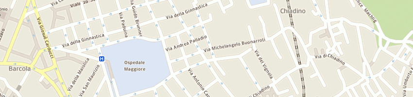 Mappa della impresa teknadria sas a TRIESTE