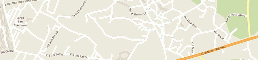 Mappa della impresa comune di trieste centri civici a TRIESTE