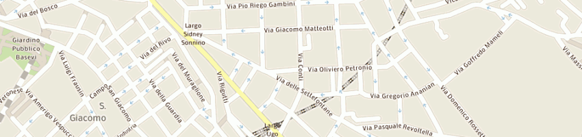Mappa della impresa chiaruttini bruno e c snc a TRIESTE