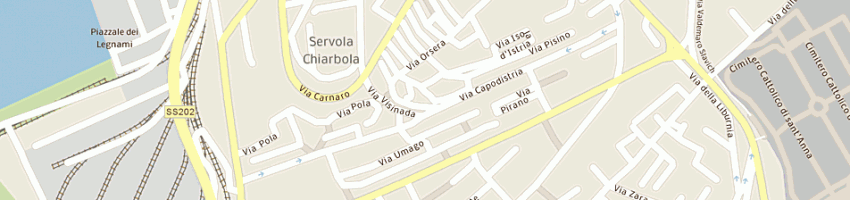 Mappa della impresa burelli giorgio a VENEZIA