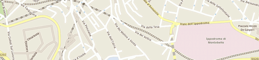 Mappa della impresa bergo e pizziga (snc) a TRIESTE