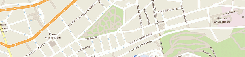 Mappa della impresa unicredit banca spa a TRIESTE