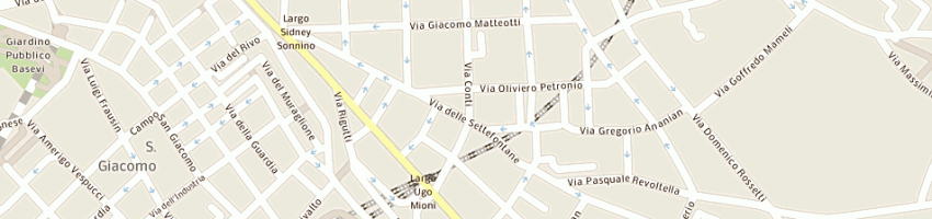 Mappa della impresa centro specializzato lavaggi a TRIESTE