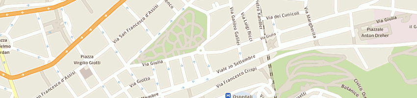 Mappa della impresa sussi ceretti a TRIESTE