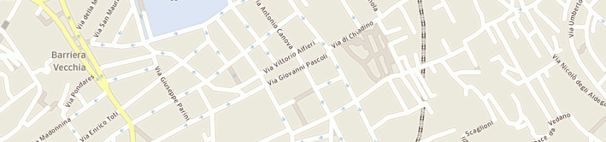 Mappa della impresa bar f a TRIESTE
