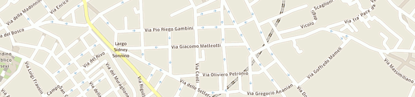Mappa della impresa bussani e c - societa' in nome collettivo - di pietro bussani e co a TRIESTE