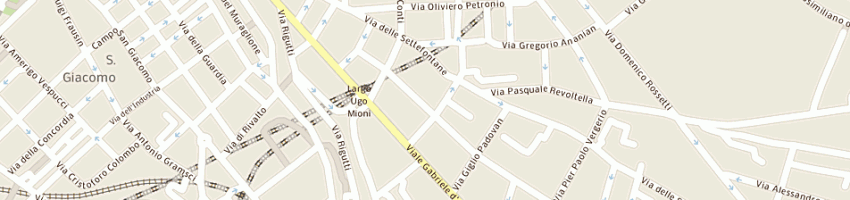Mappa della impresa associazione diporto nautico sistiana a TRIESTE