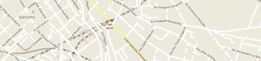 Mappa della impresa salone romano a TRIESTE