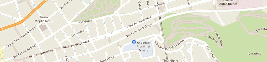 Mappa della impresa nemez alfredo a TRIESTE