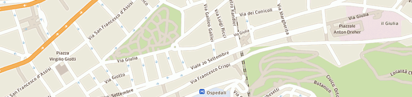 Mappa della impresa de vettori vladimiro a TRIESTE