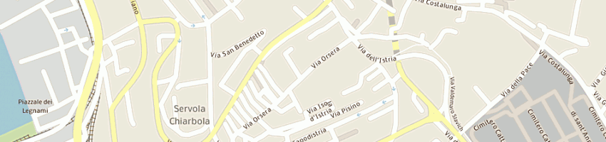 Mappa della impresa trattalle rondinelle di dgrillo e uvascotto snc a TRIESTE