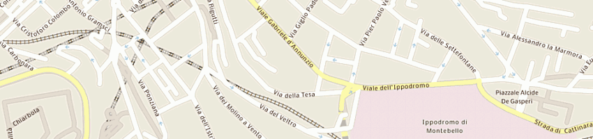 Mappa della impresa autorimessa aurora - societa' a responsabilita' limitata a TRIESTE