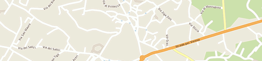 Mappa della impresa kosuta jelka a TRIESTE