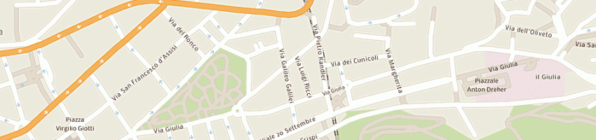 Mappa della impresa pedicure flavio a TRIESTE