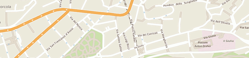 Mappa della impresa calzature lily a TRIESTE