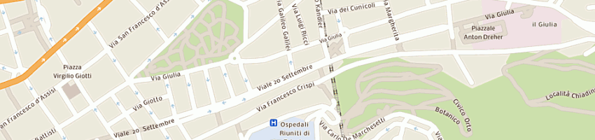 Mappa della impresa sinesis consulting - societa' in accomandita semplice di bon marino e c a TRIESTE