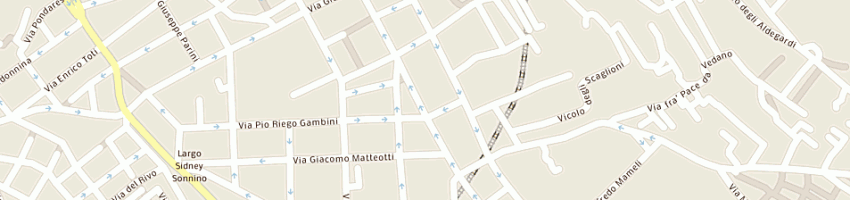 Mappa della impresa la piuma d'oro di a tonini a TRIESTE