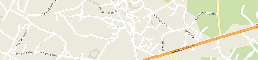 Mappa della impresa trattoria veto a TRIESTE