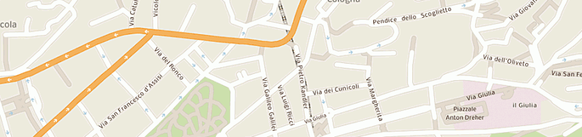 Mappa della impresa benedetti giorgio a TRIESTE