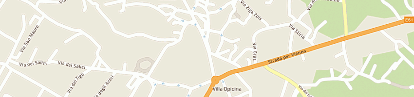 Mappa della impresa sisal j e p di jan pahor a TRIESTE