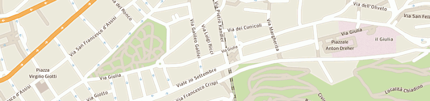 Mappa della impresa gi and gi snc a TRIESTE