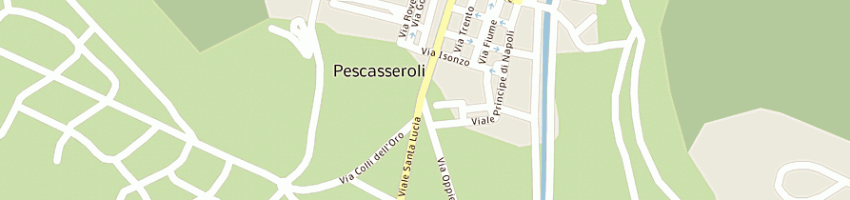 Mappa della impresa albergo del sangro a PESCASSEROLI